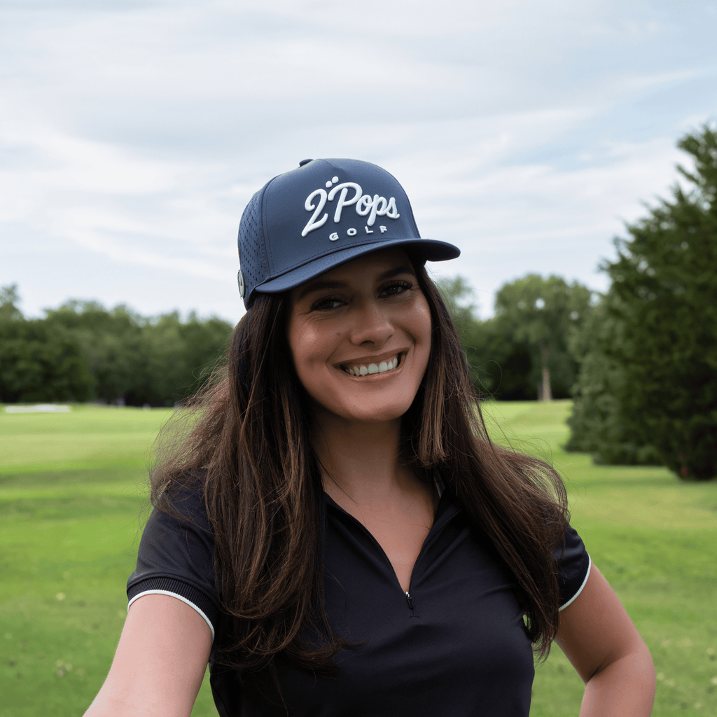 2 POPS Golf Performance Snapback Hat