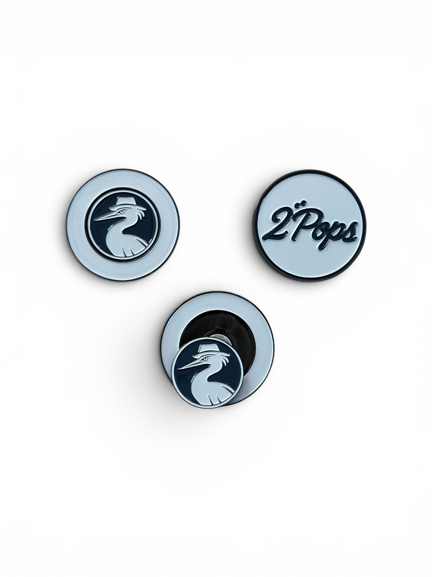 2 Pops Heron Magnetic Flip Coin Ball Marker
