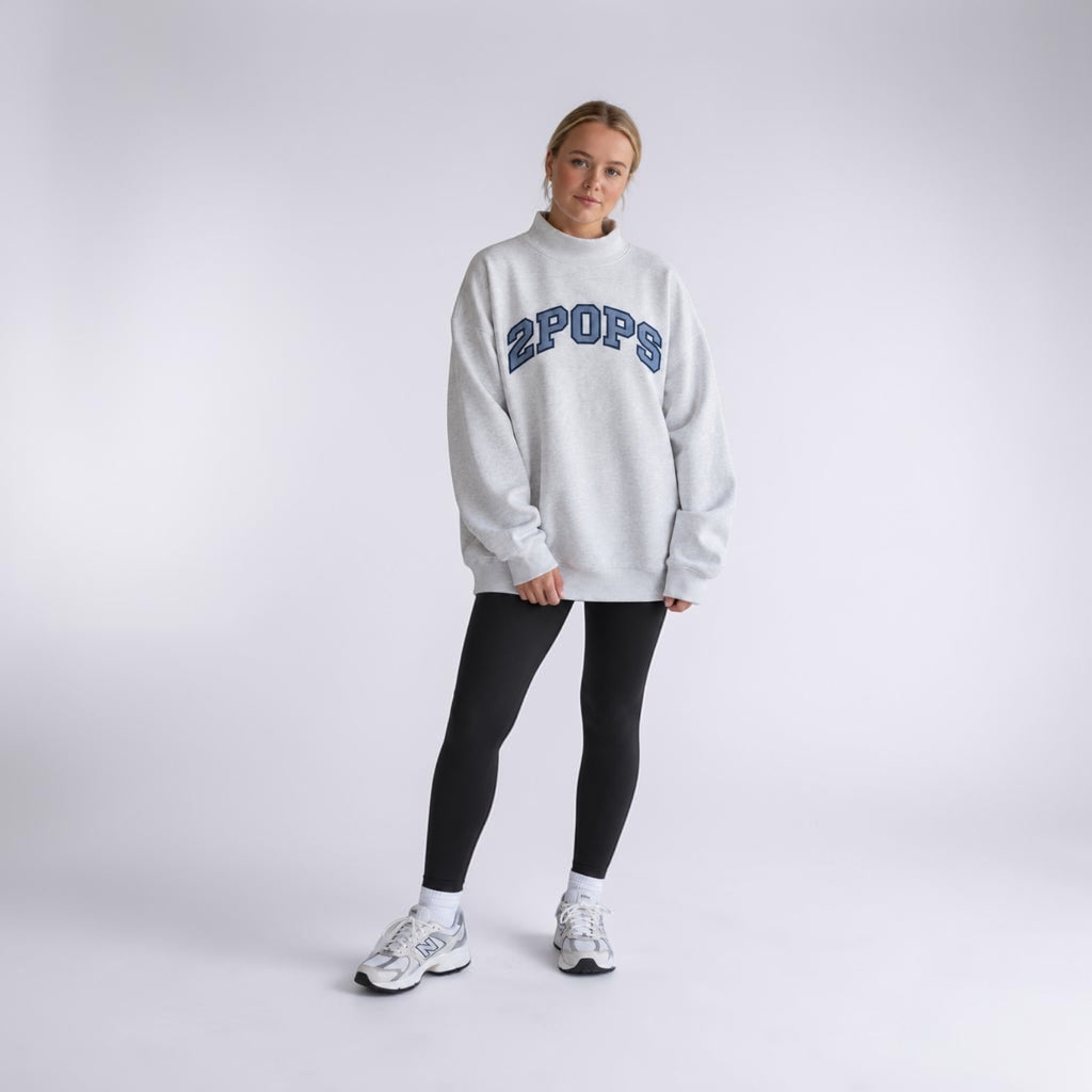2 Pops Varsity Mockneck
