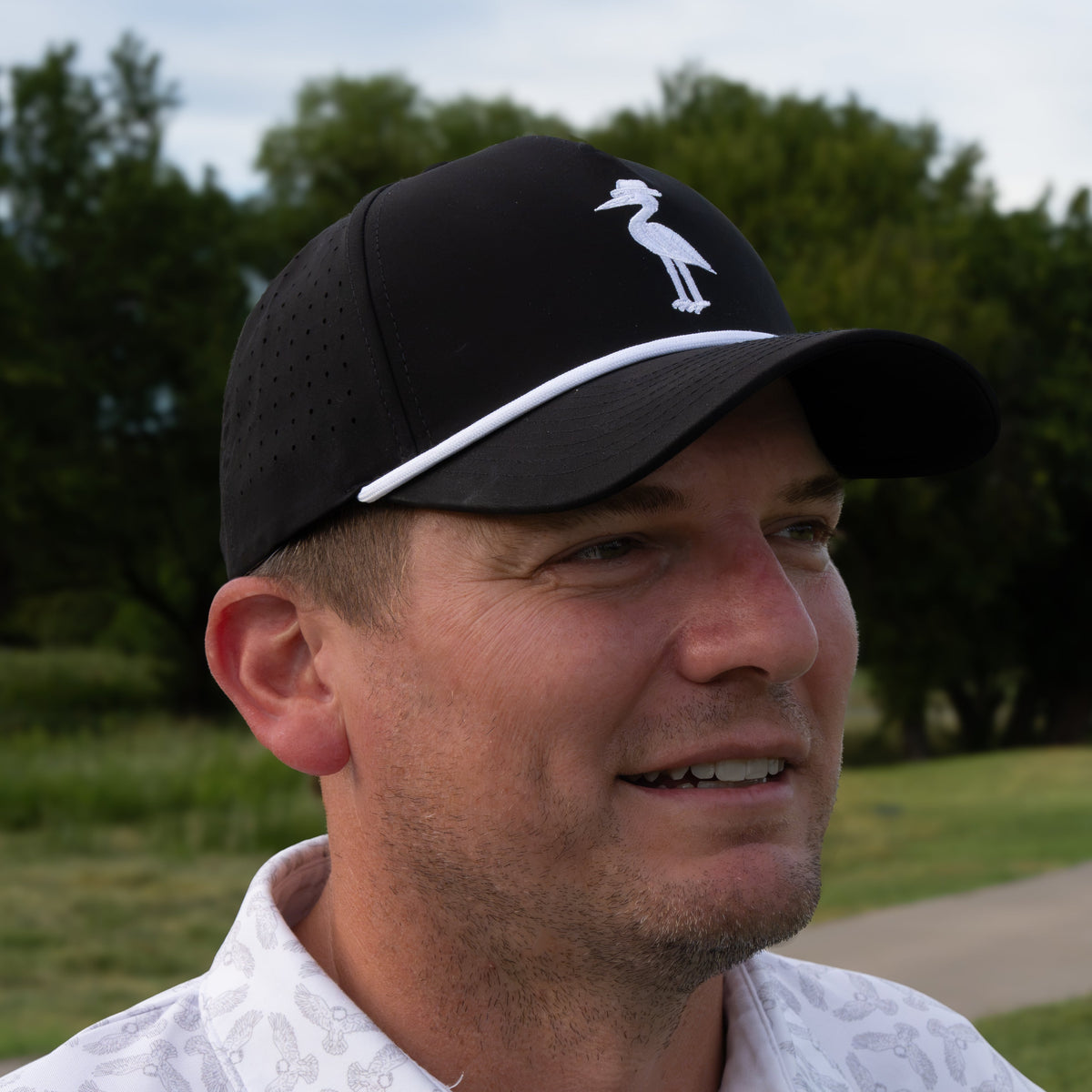 2 POPS Golf Heron Performance Snapback Hat