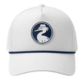 The Equalizer - White with Navy Patch